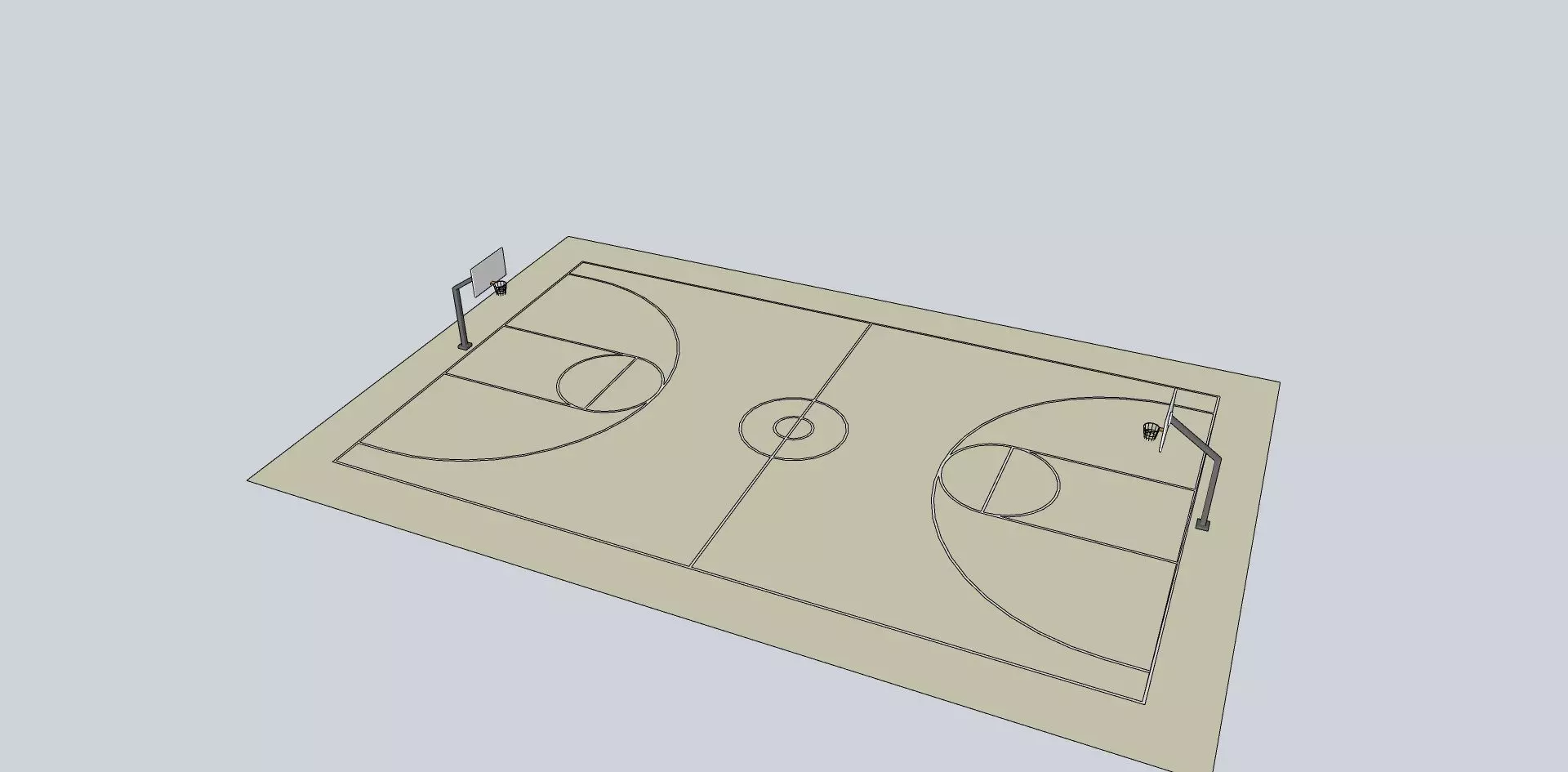 boundary fin wall design sketchup model 3D model