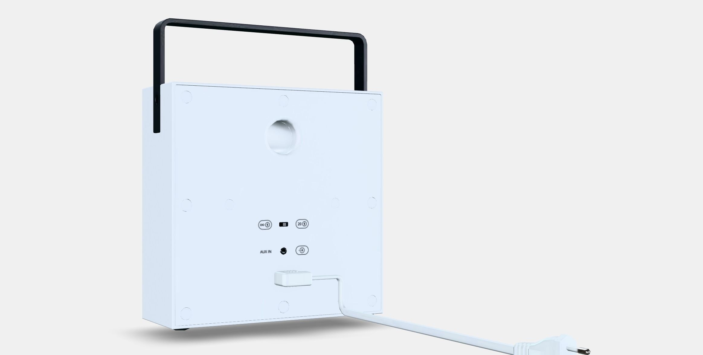 VAPPEBY Bluetooth speaker 1 Low-poly 3D model_2