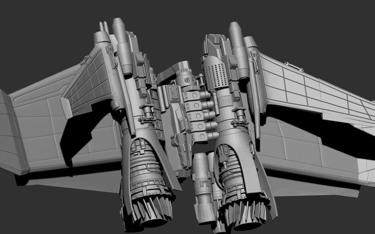Transformers DOTM Jetwing 3D print model_1