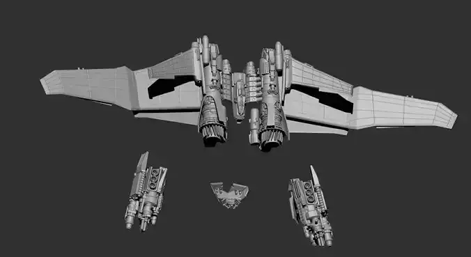 Transformers DOTM Jetwing 3D print model