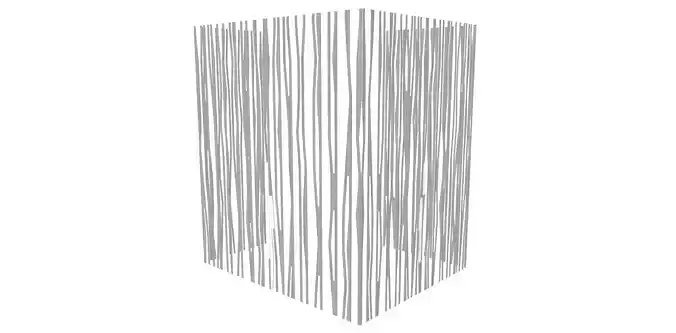 parametric facade design 3d model