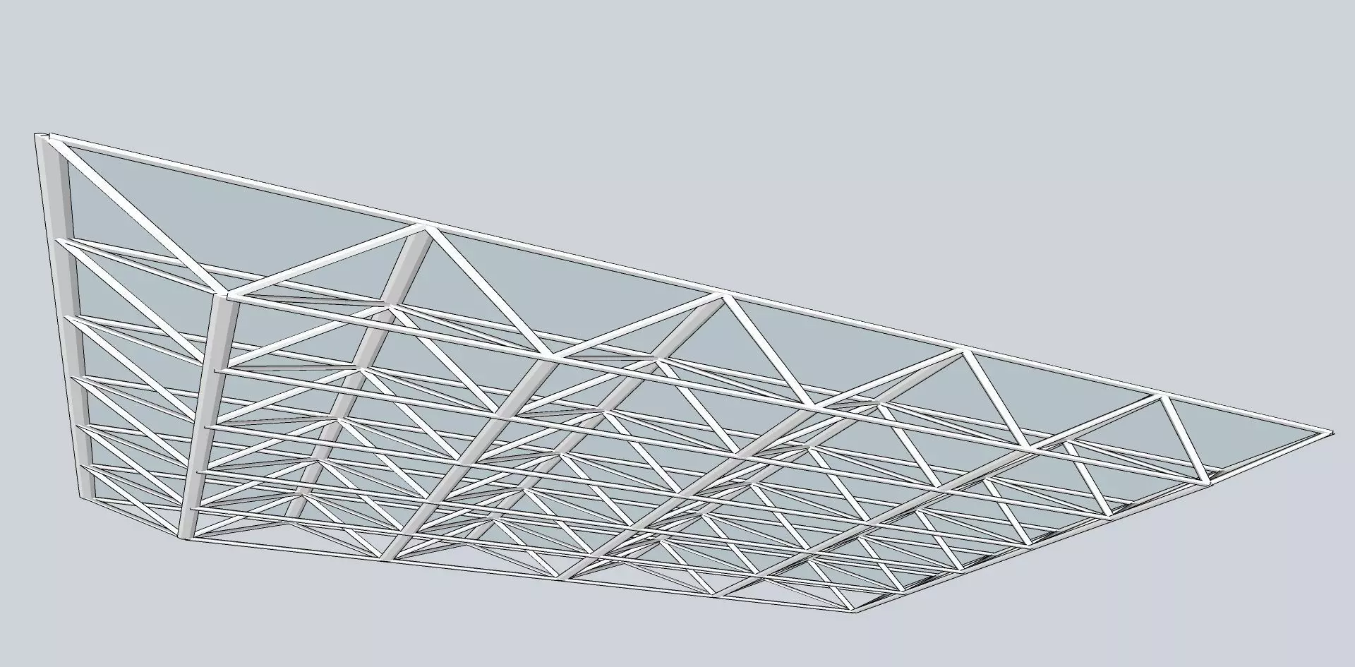 roof tensile structure 3d model 3D model_0