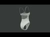 Open Back Strappy Bodysuit 3D model_1