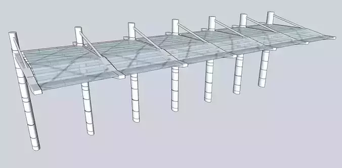 sun shade 3d sketchup model