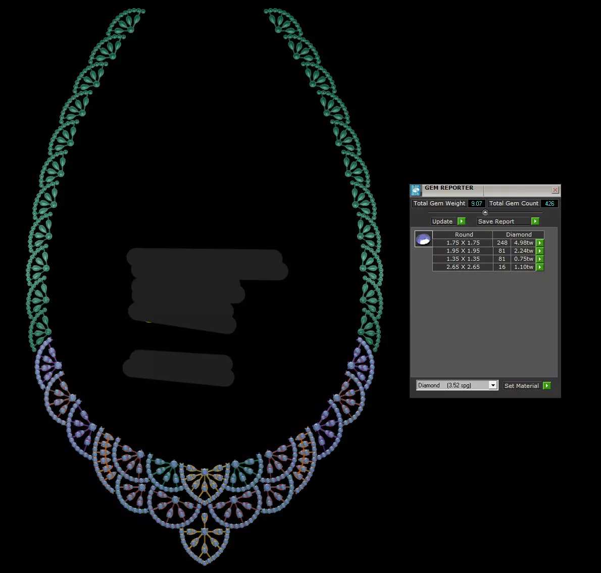 Popular MissGrand Necklace 3D print model_0