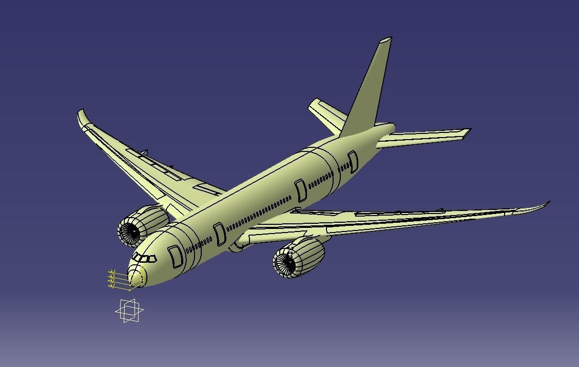 Boeing 787 3D print model_4