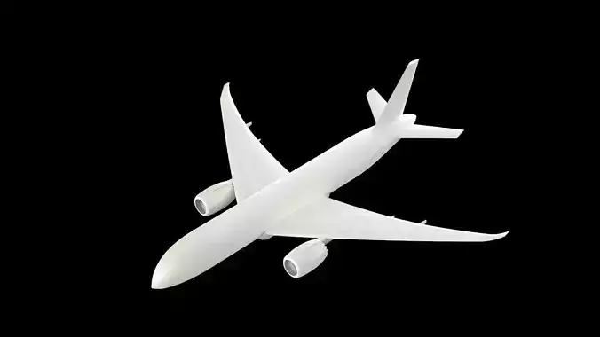 Boeing 787 3D print model