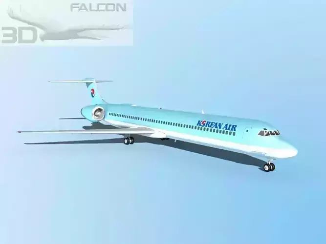 Falcon3D MD-80 Korean Air 3D model