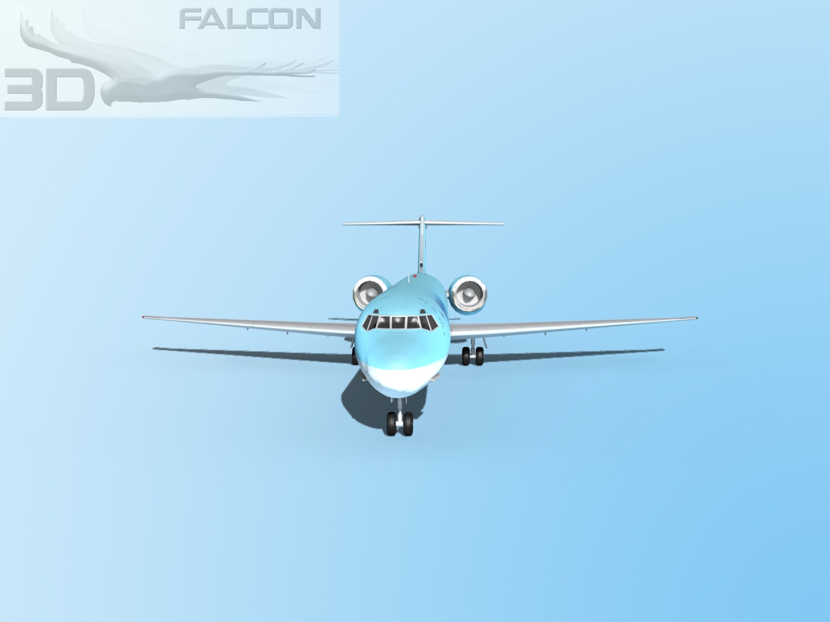 Falcon3D MD-80 Korean Air 3D model_2