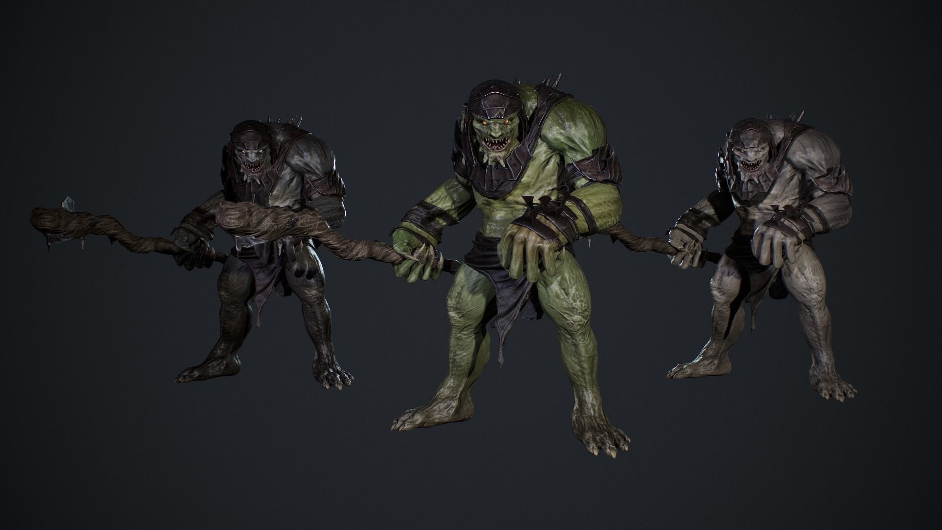 Troll Low-poly 3D model_6