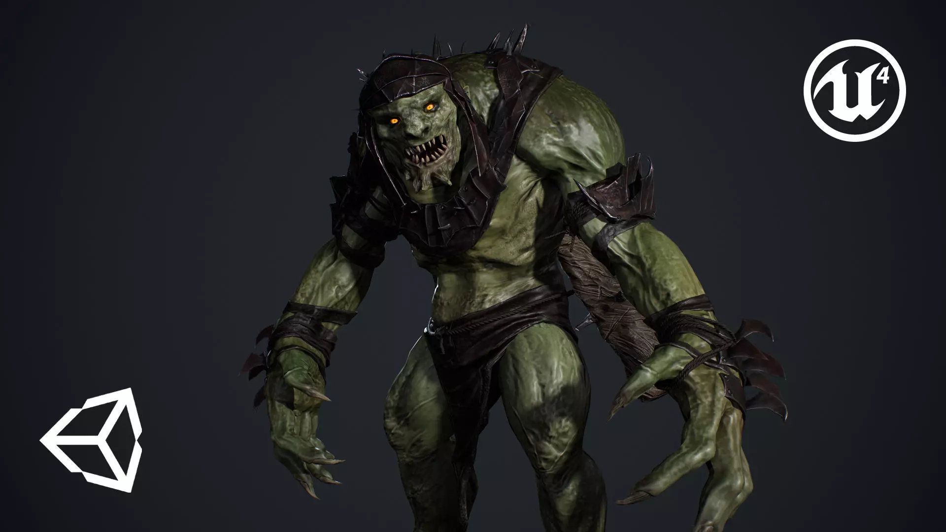 Troll Low-poly 3D model_0