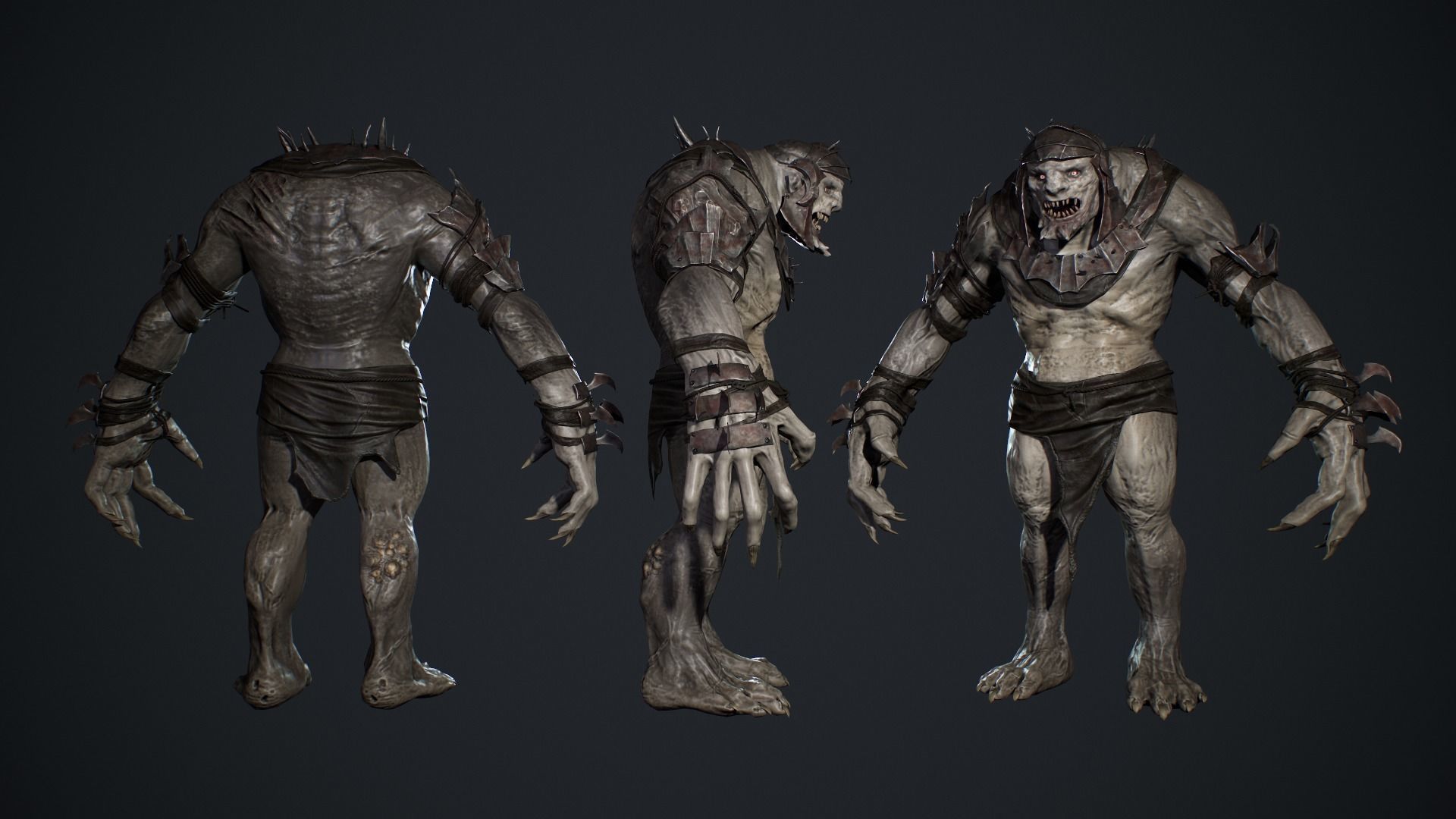 Troll Low-poly 3D model_8