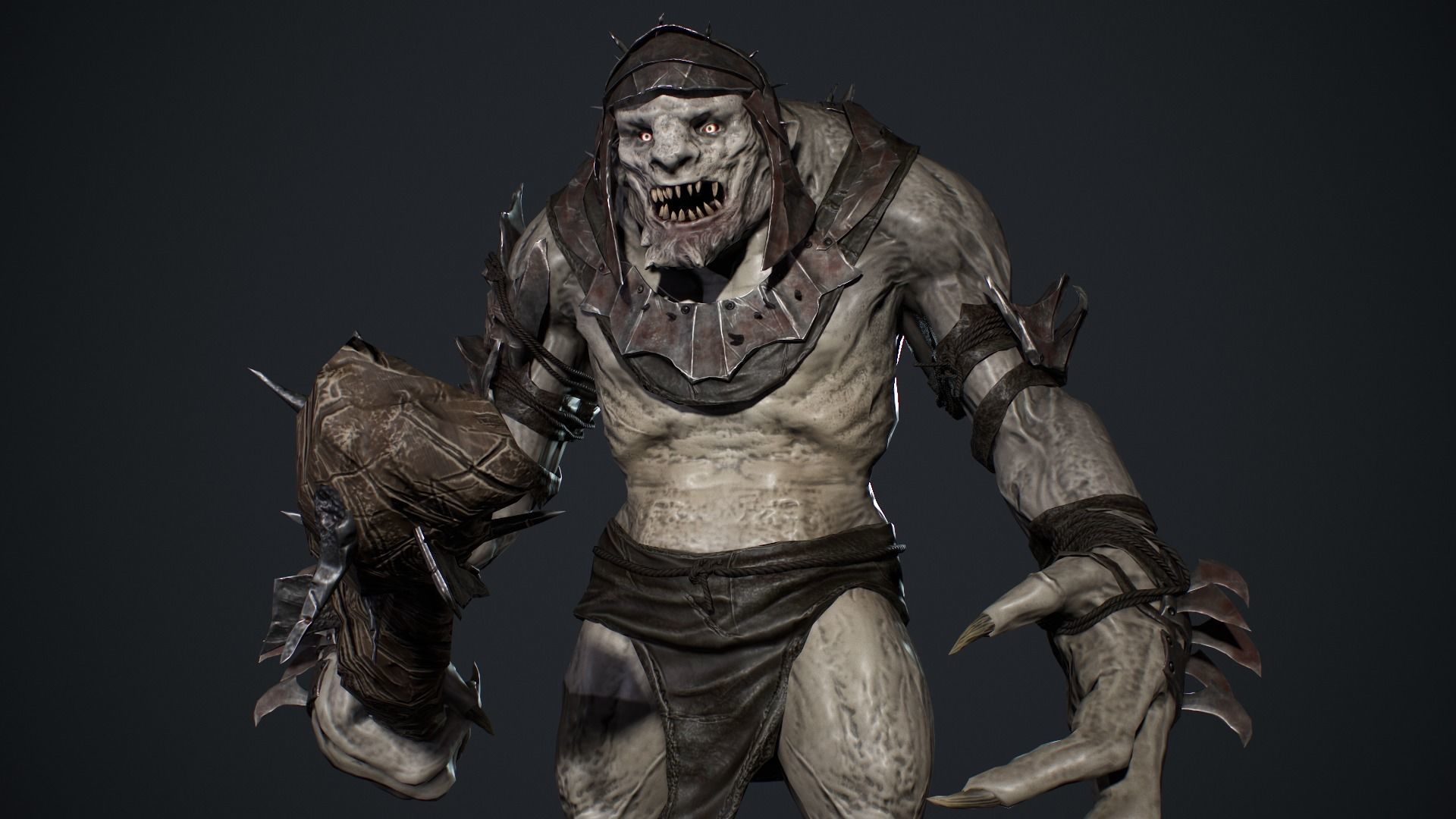 Troll Low-poly 3D model_13