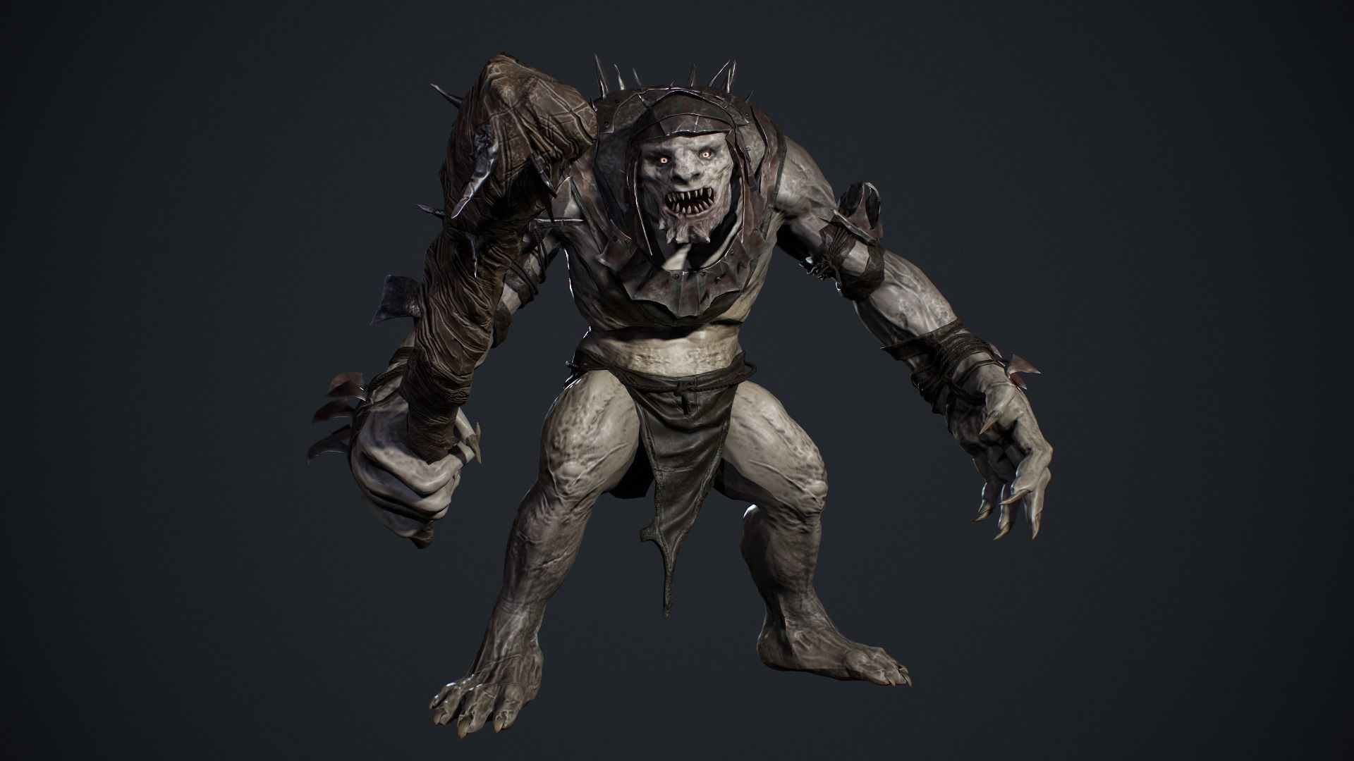 Troll Low-poly 3D model_14