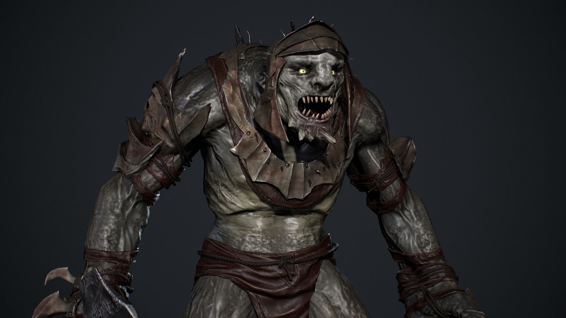 Troll Low-poly 3D model_17