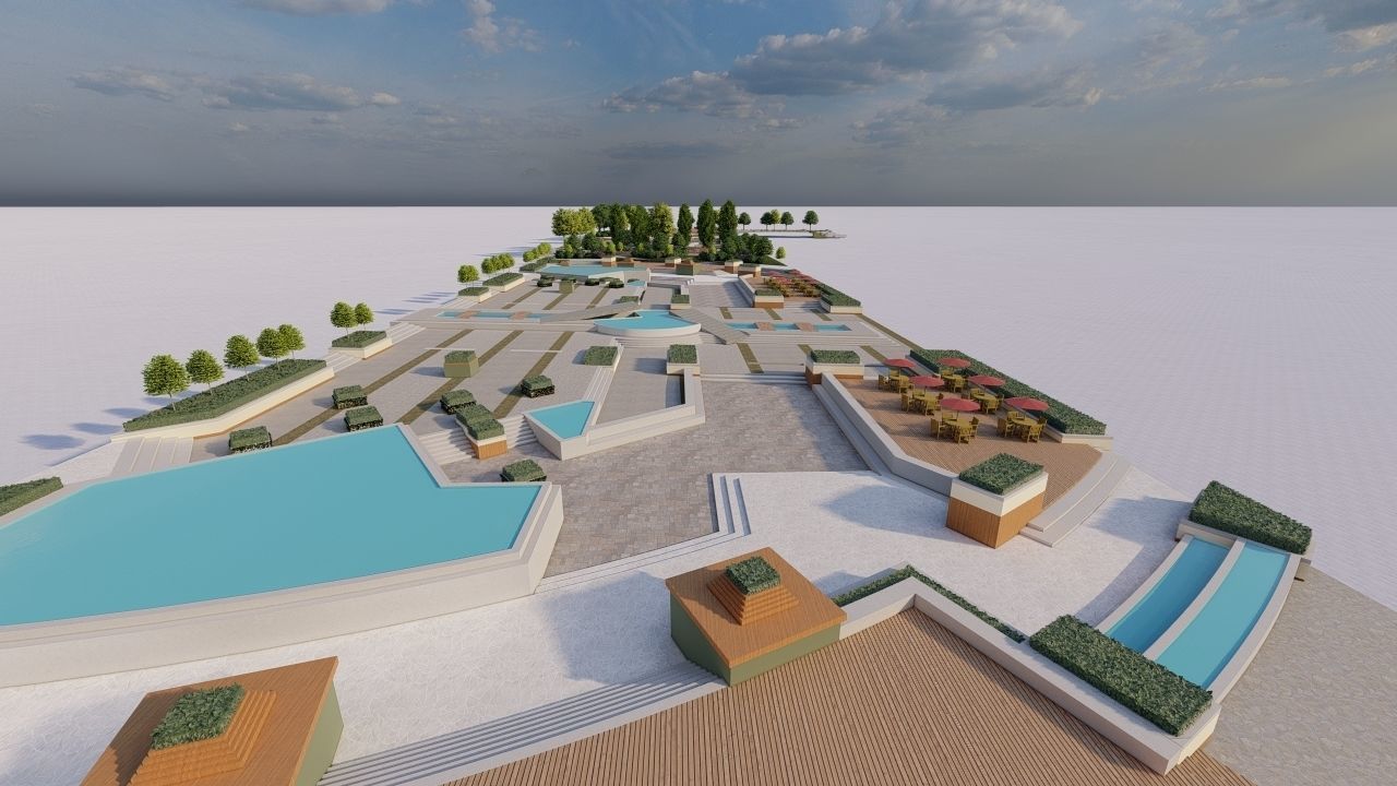 City park-Park-landscape 3D model_25