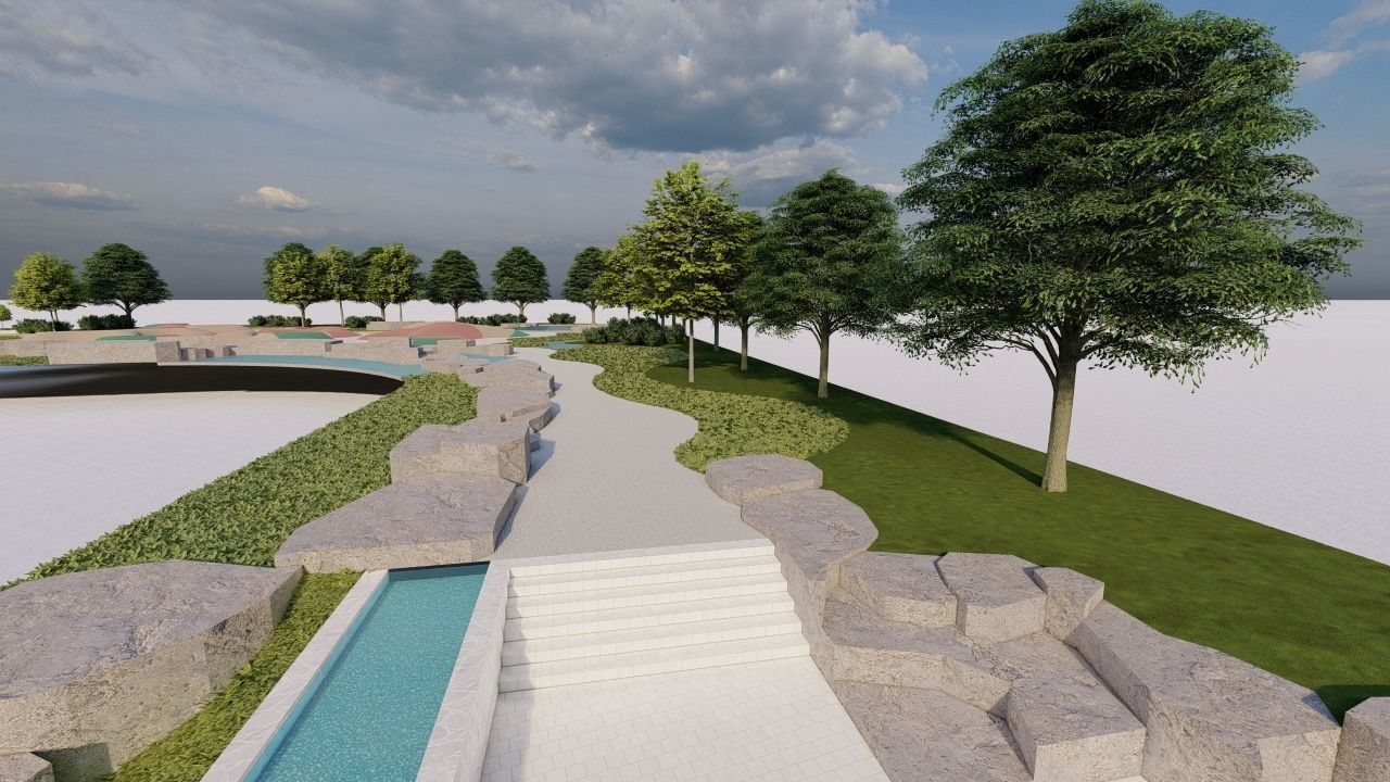 City park-Park-landscape 3D model_4
