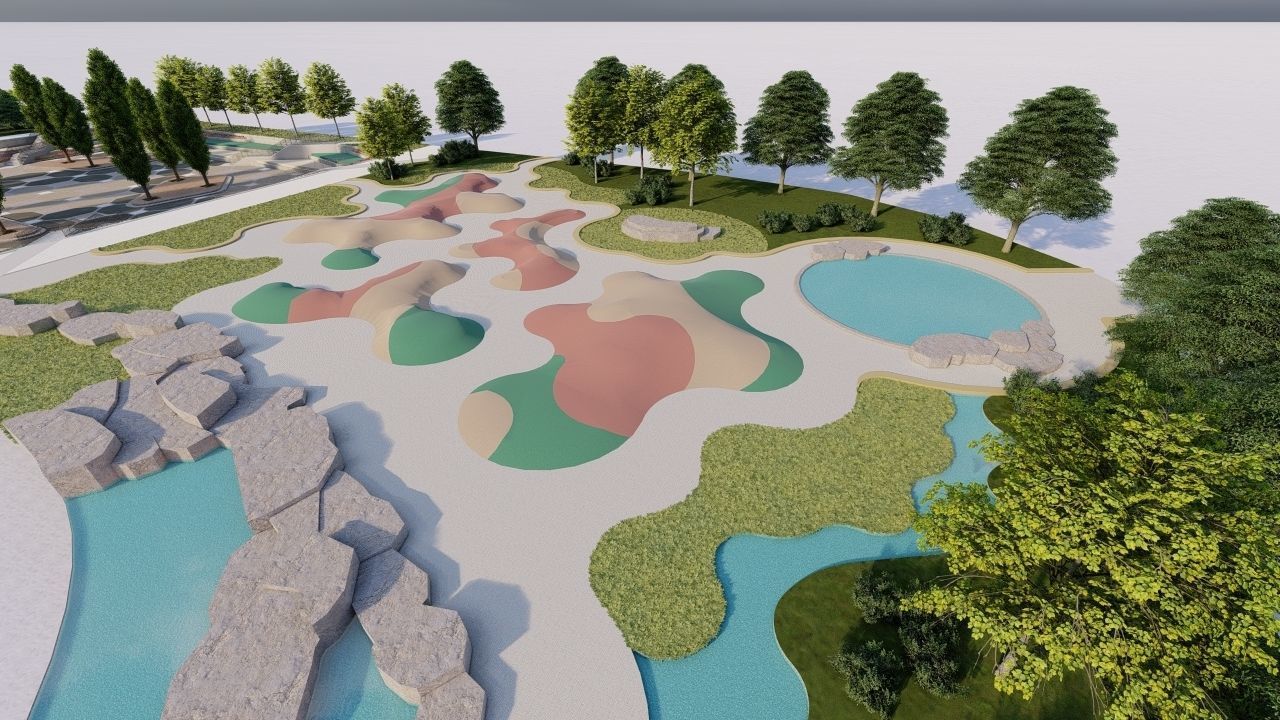 City park-Park-landscape 3D model_6