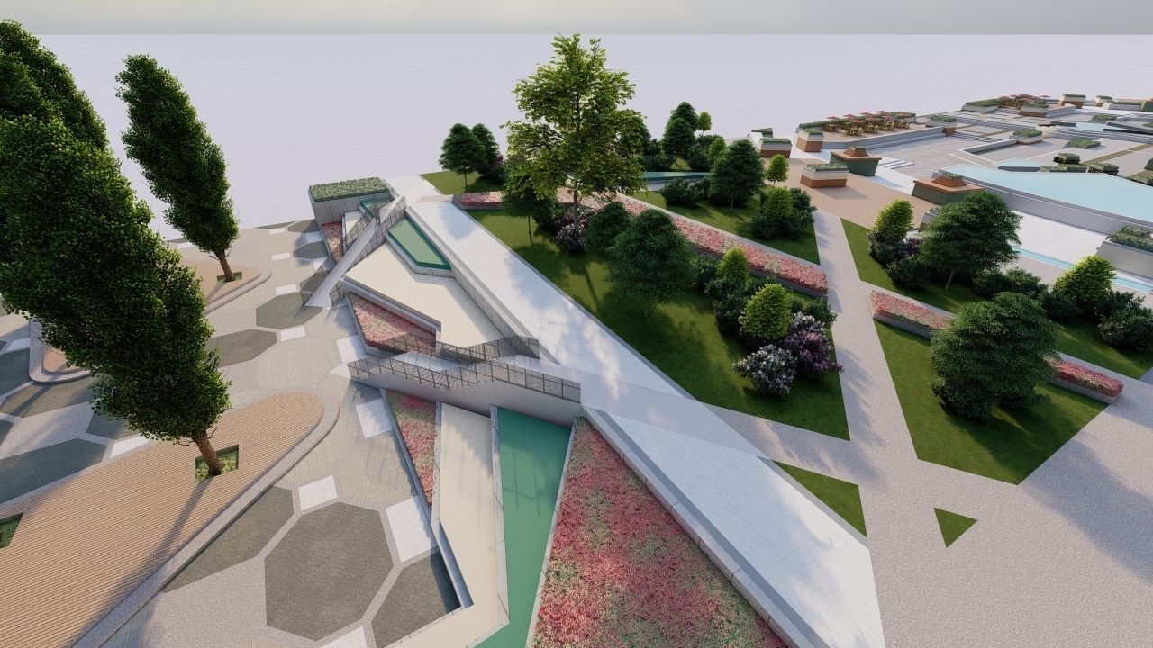 City park-Park-landscape 3D model_17