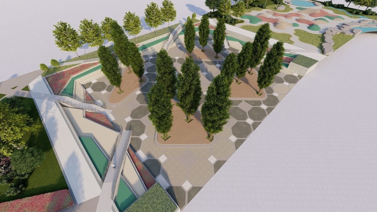 City park-Park-landscape 3D model_18