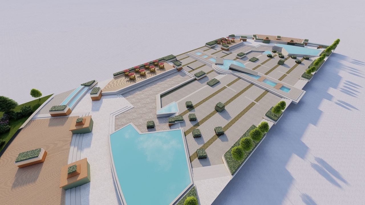 City park-Park-landscape 3D model_26