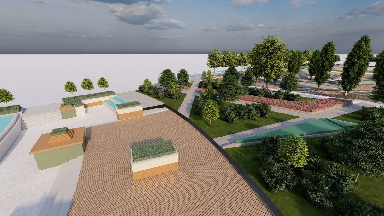 City park-Park-landscape 3D model_13