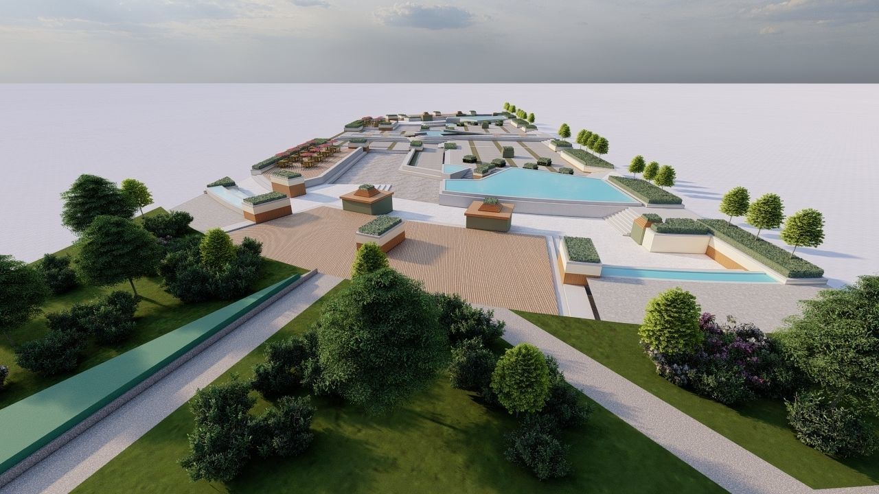 City park-Park-landscape 3D model_29