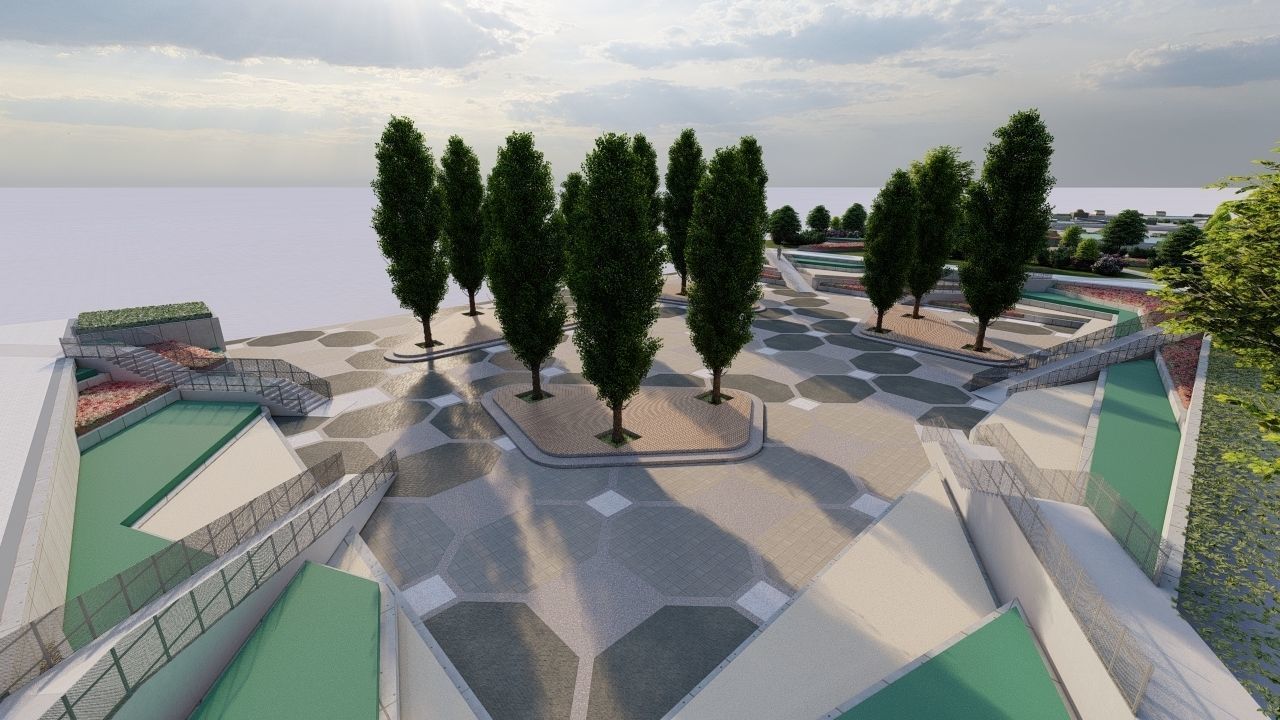 City park-Park-landscape 3D model_20