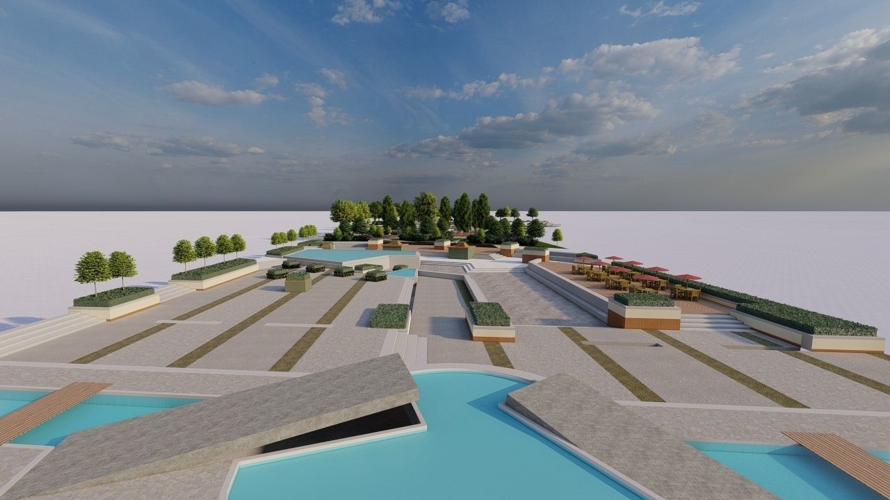 City park-Park-landscape 3D model_22