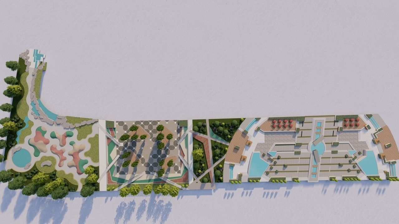 City park-Park-landscape 3D model_1