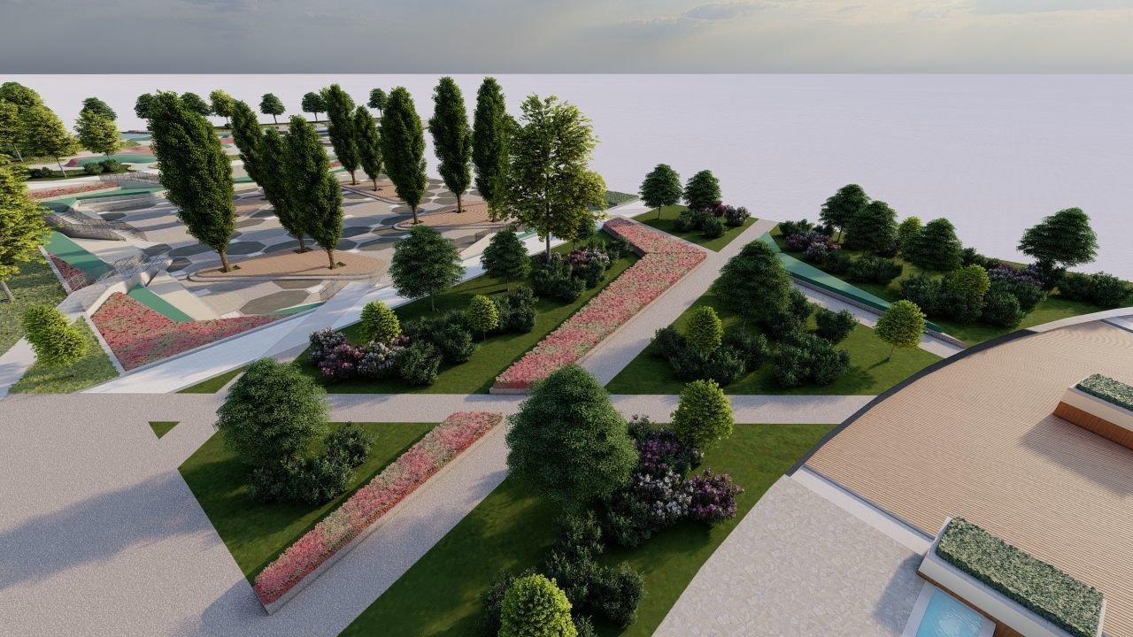 City park-Park-landscape 3D model_11