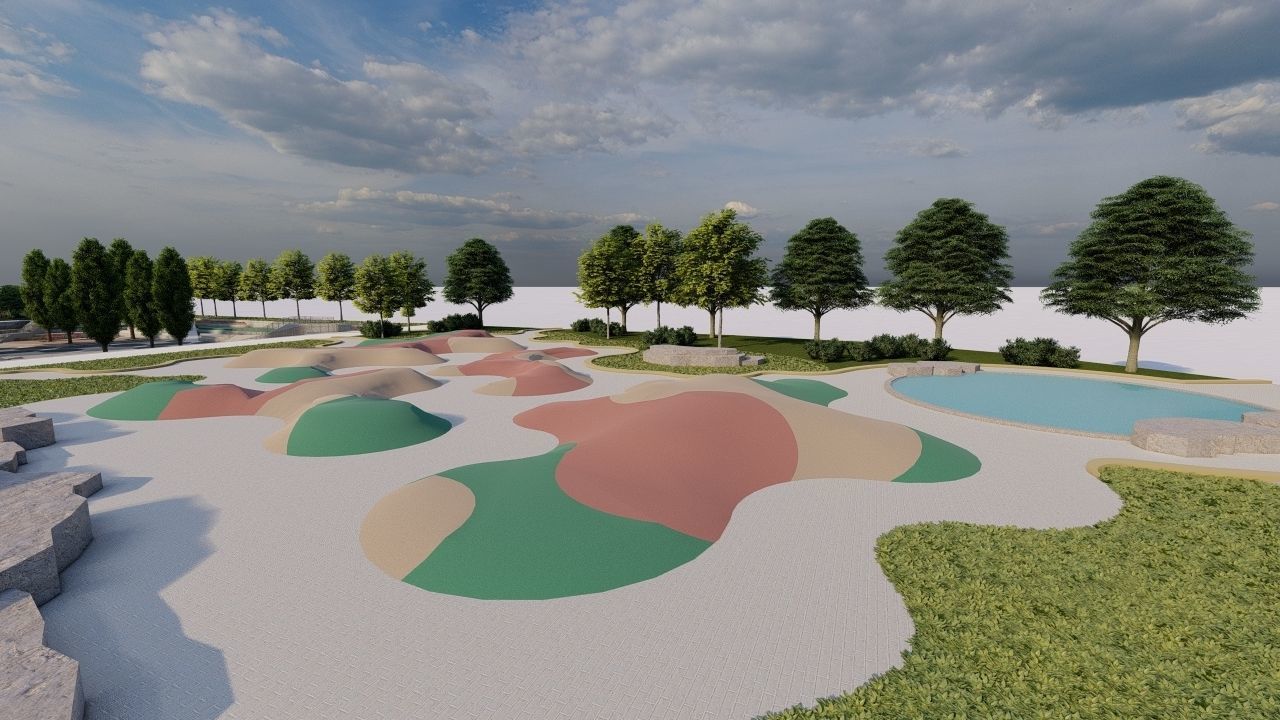 City park-Park-landscape 3D model_7
