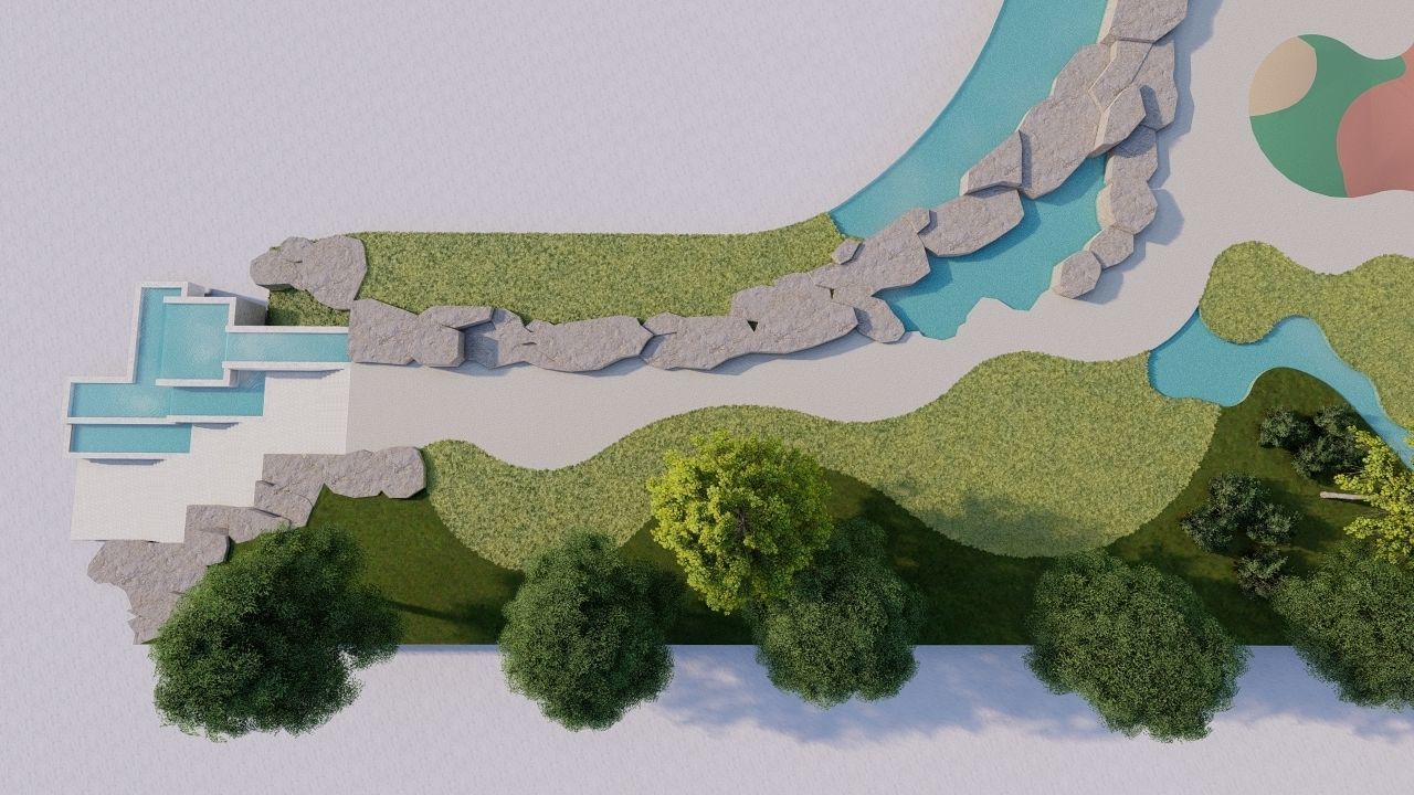 City park-Park-landscape 3D model_5