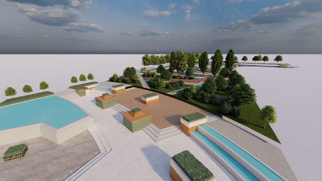 City park-Park-landscape 3D model_15