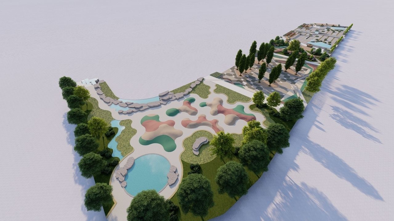City park-Park-landscape 3D model_23