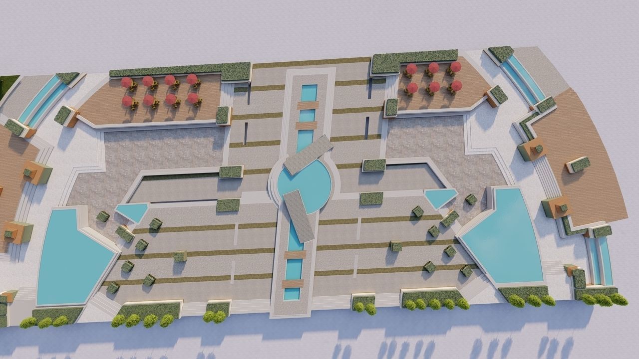 City park-Park-landscape 3D model_28