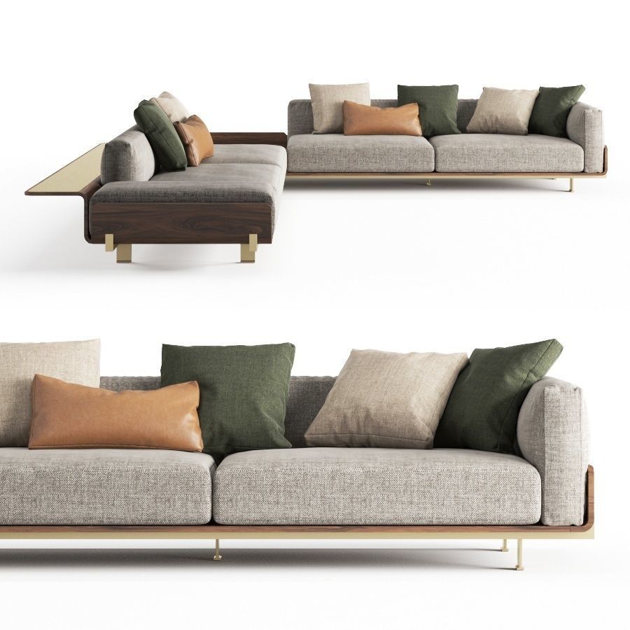Next Color palette  Casa Intl Positano Corner Sofa 3D model_1