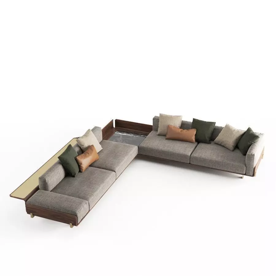 Next Color palette  Casa Intl Positano Corner Sofa 3D model_0
