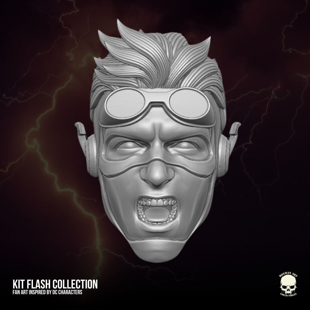 Kid Flash fan art 3D printable File For Action Figures 3D print model_2