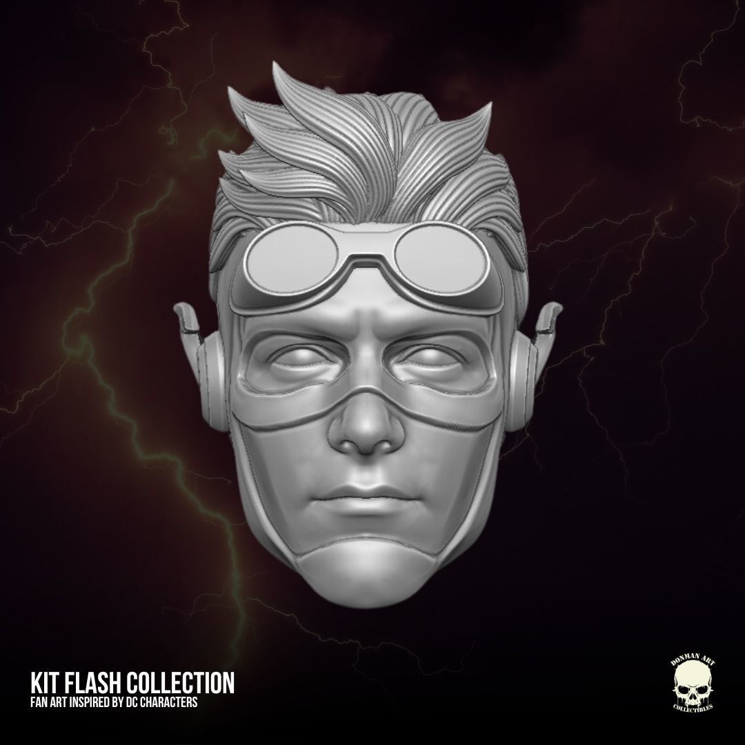 Kid Flash fan art 3D printable File For Action Figures 3D print model_9
