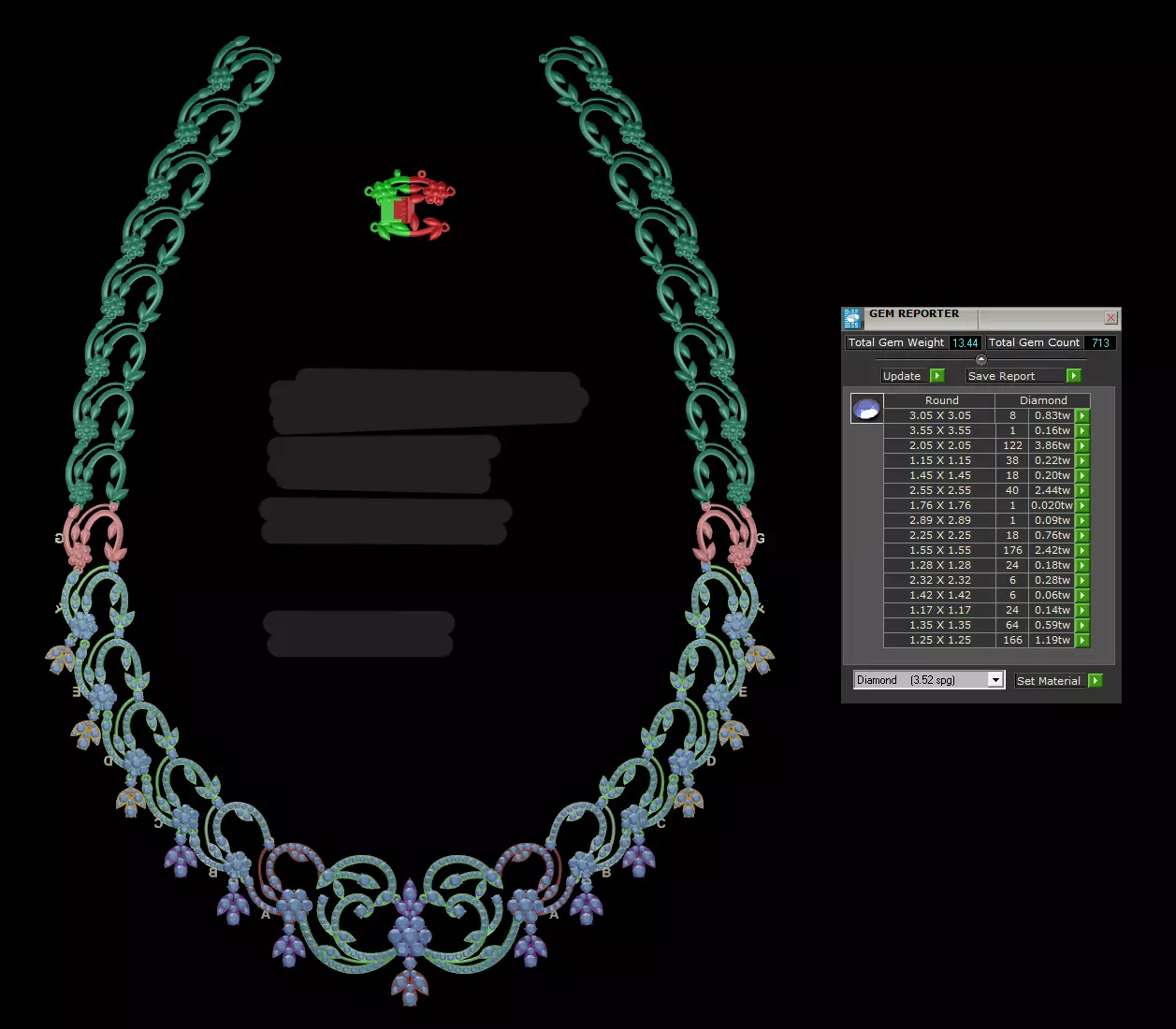 Popular MissGrand Necklace 3D print model_0