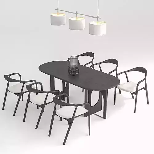 Apollo Ovale Table Set