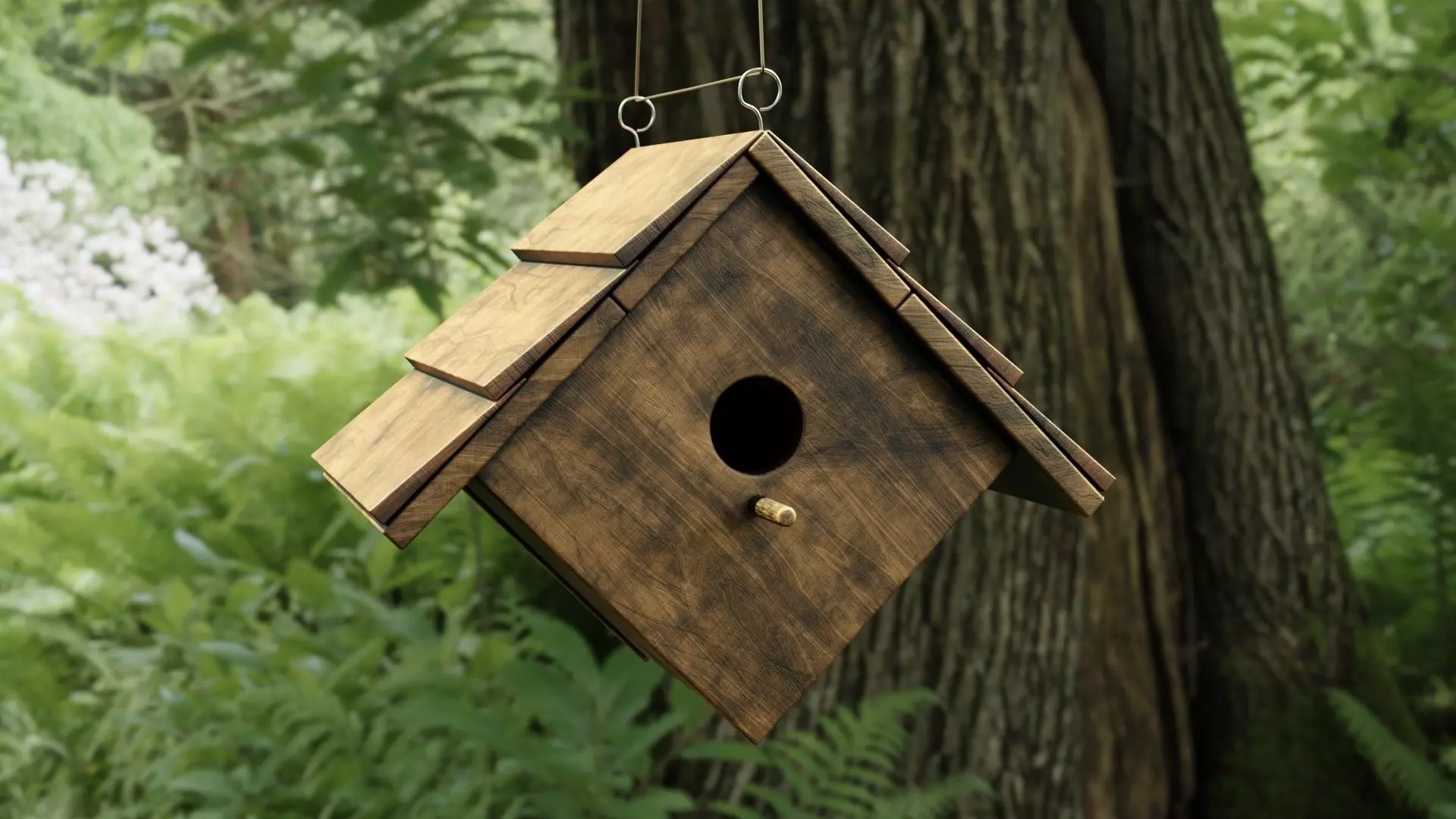 Realistic Bird House 3D model