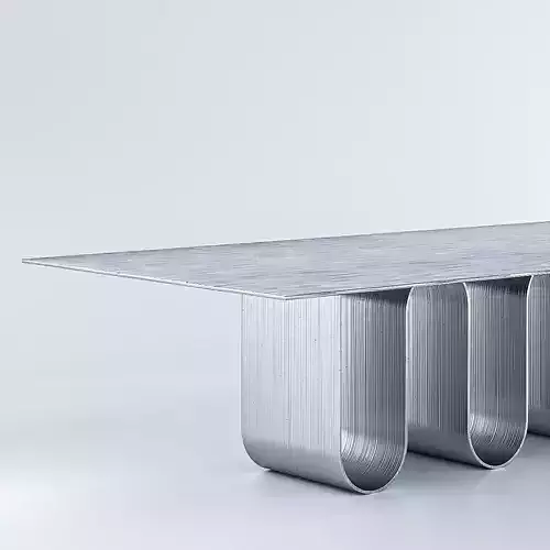 ETERNITY TABLE STAINLESS STEEL