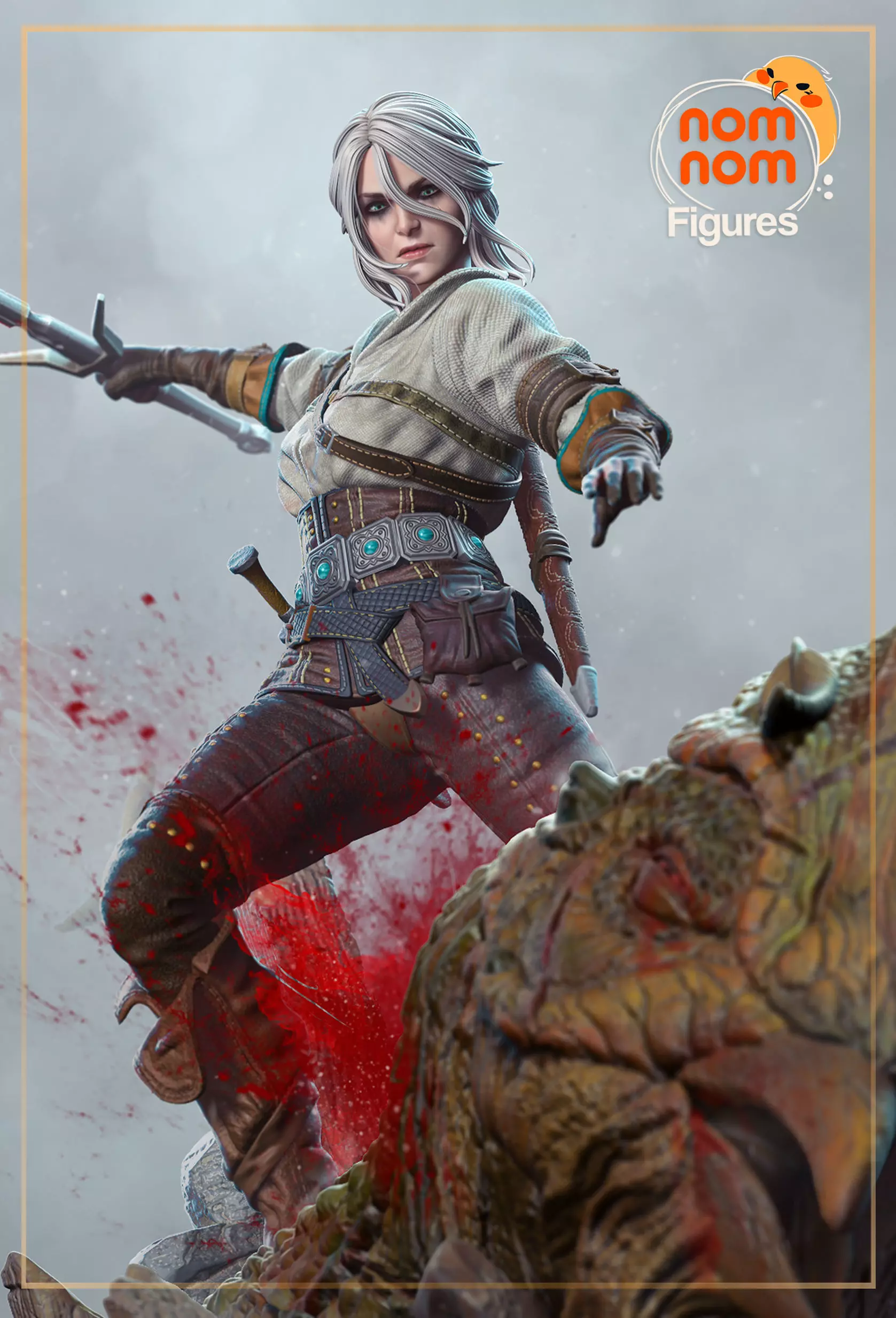 Ciri - The Witcher 3D print model_0