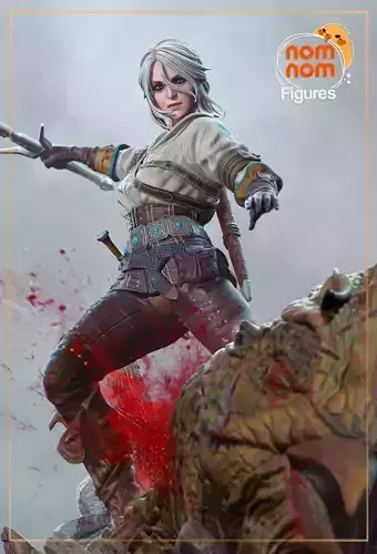 Ciri - The Witcher 3D print model