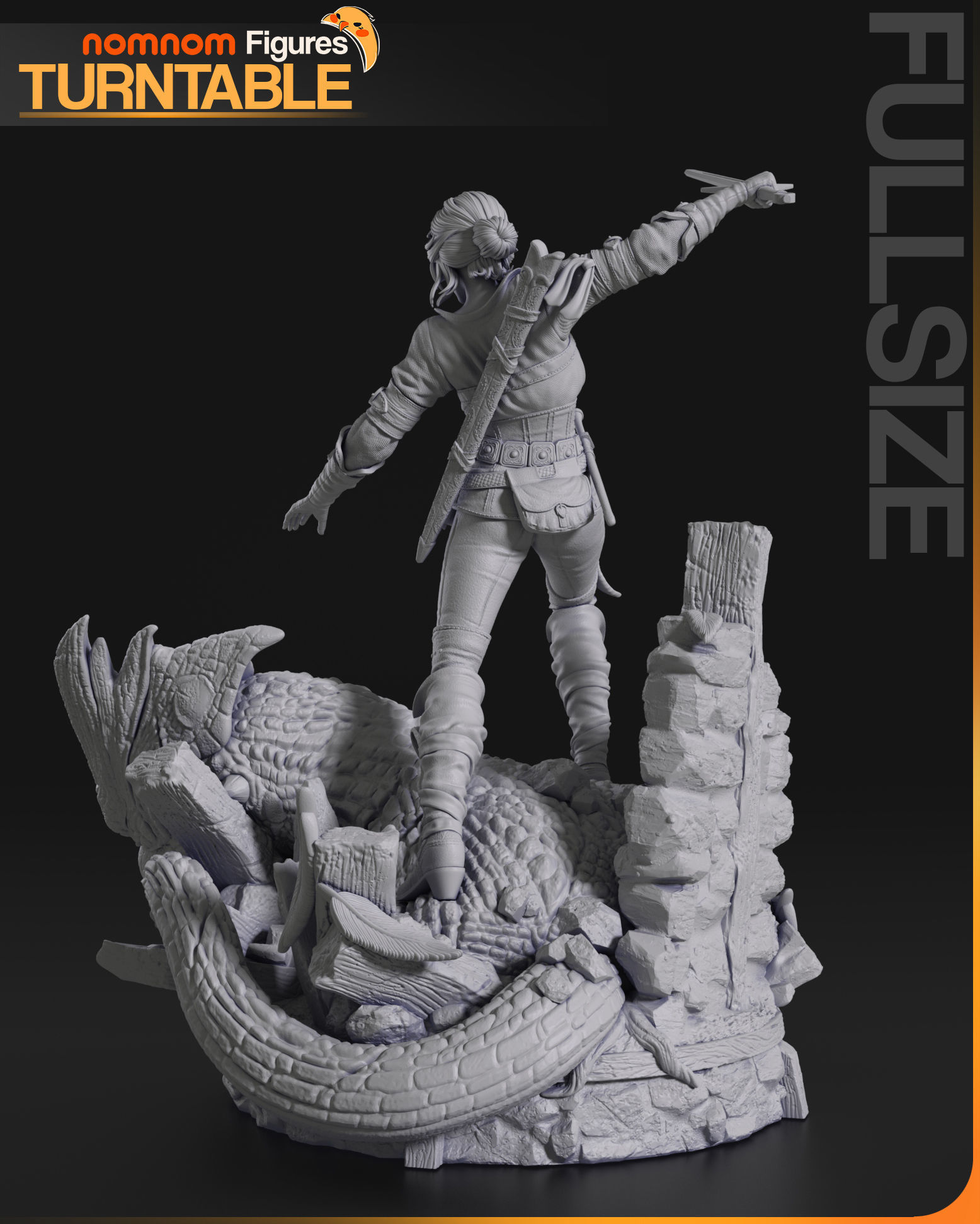 Ciri - The Witcher 3D print model_8