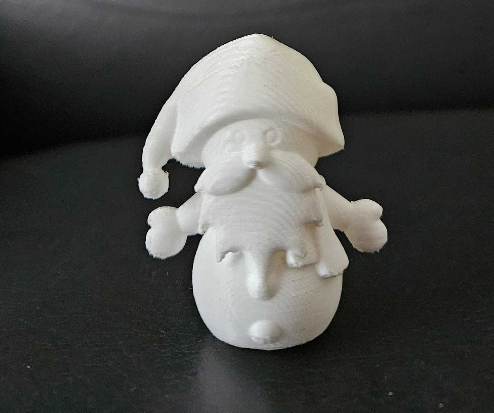Santa Claus Snowman 3D print model_5