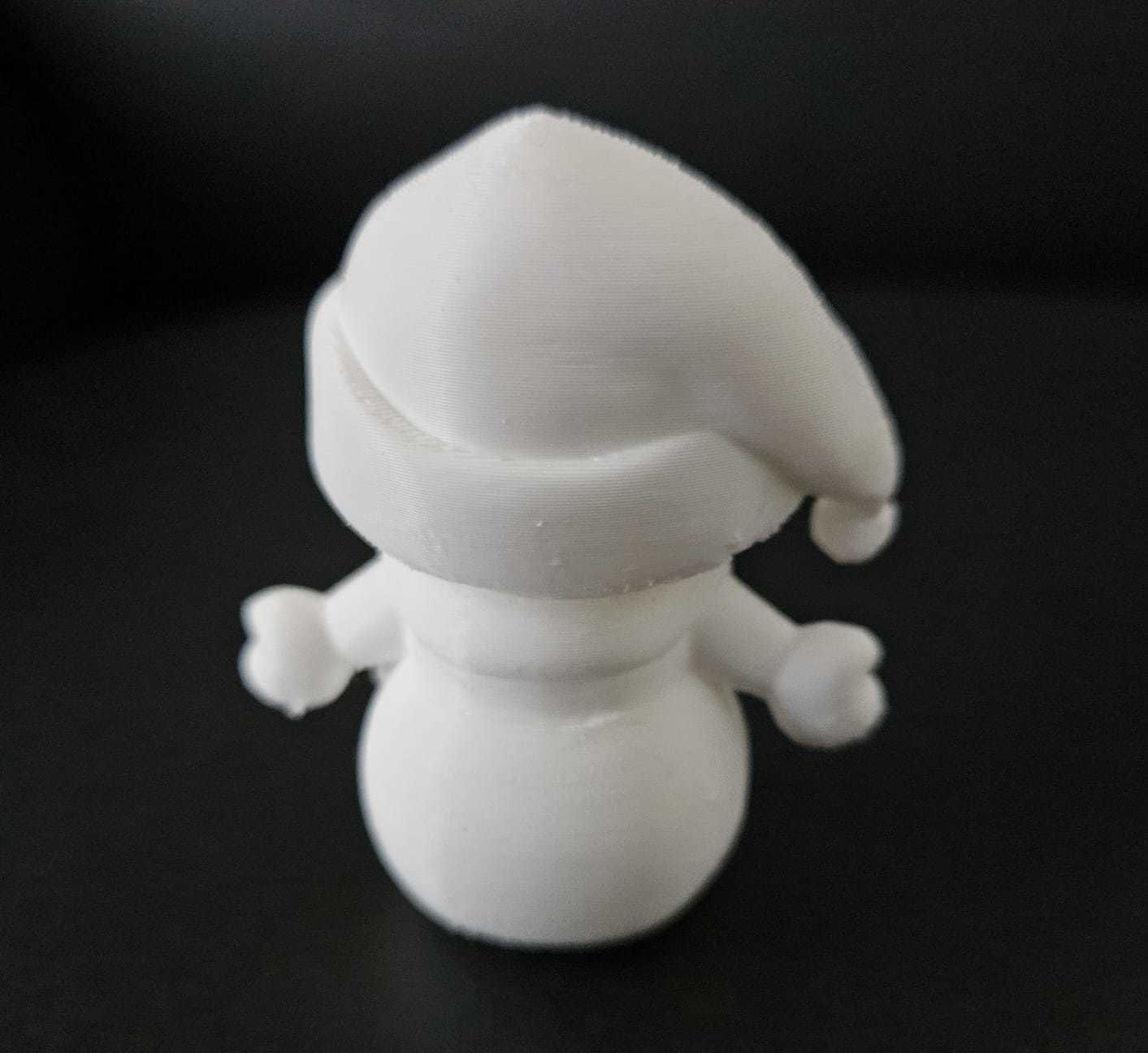 Santa Claus Snowman 3D print model_8