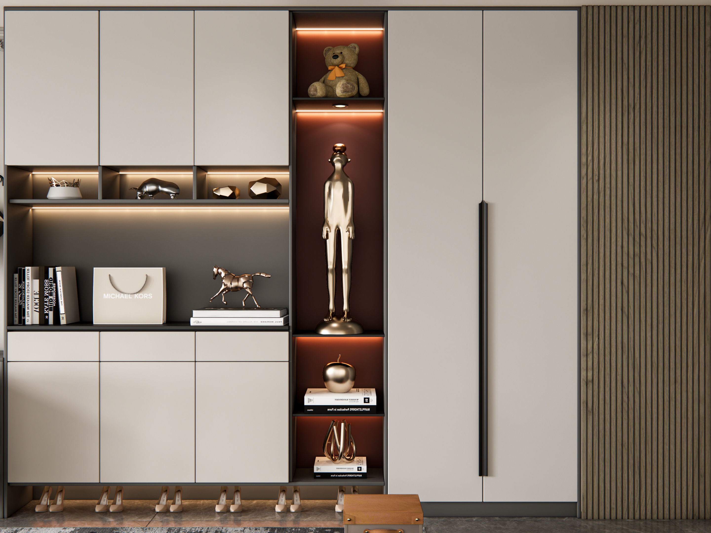 Entryway hallway entrance hall corridor furniture 12 3D model_18